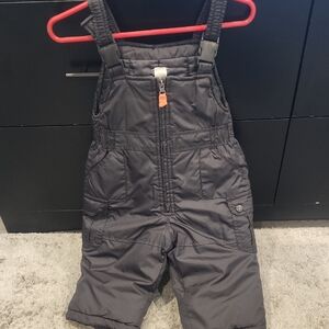 Gray Kids Snow Bib Toddler 18 Month
